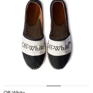 Off-White Black and White Espadrilles size 37